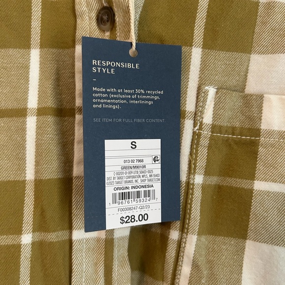 NWT Universal Thread Flannel - Picture 4 of 7